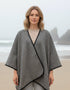 Mucros Wrap | Grey Herringbone
