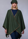 Mucros Tweed Poncho Wrap | Premium Wool Cape