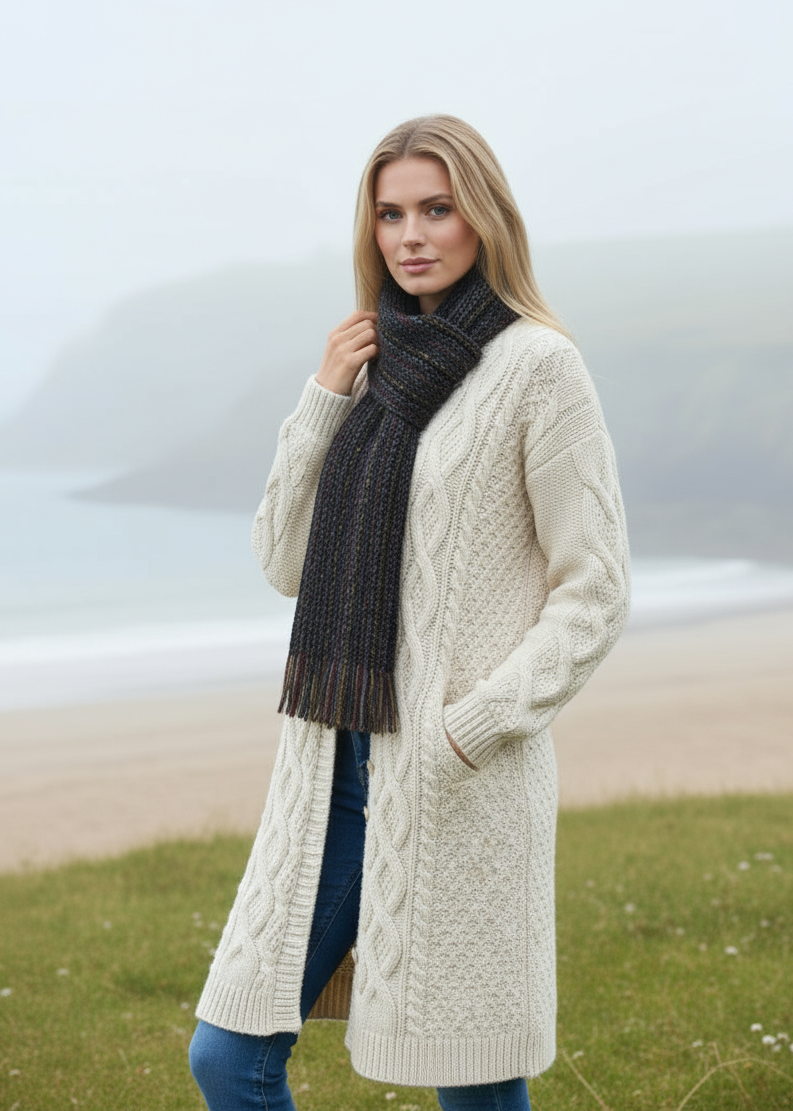 Mucros Islander Scarf | Dark Mix