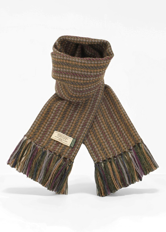 Mucros Alpaca Scarf | Brown Red