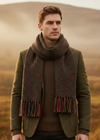 Mucros Alpaca Scarf | Made in Ireland | 100% Alpaca Wool | Red Mix