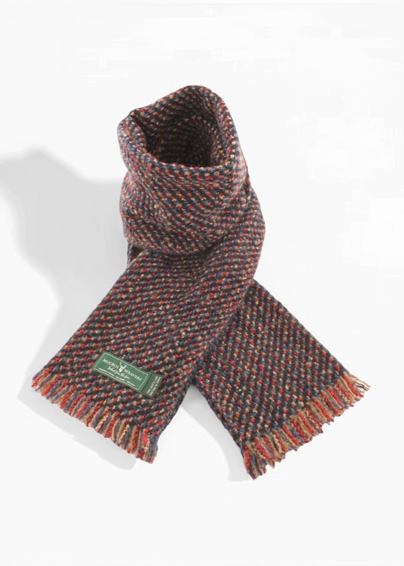 Mucros Atlantic Scarf | Red Mix