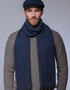 Mucros Donegal Wool Scarf | Blue
