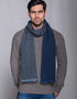 Mucros Donegal Wool Scarf Denim | Made in Ireland