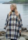 Mucros Dunloe Cape | Blue Check