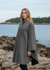 Mucros Dunloe Cape | Grey Herringbone