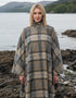Mucros Dunloe Cape | Grey Multi Check