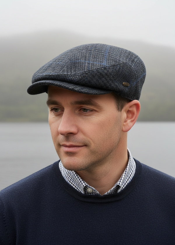 Mucros Kerry Cap | Charcoal Blue