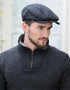 Mucros Kerry Cap | Charcoal Irish Wool Flat Cap