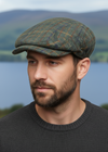 Mucros Kerry Cap | Green Plaid