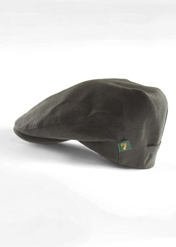 Mucros Linen Cap | Black