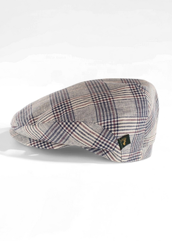 Mucros Linen Cap | Check