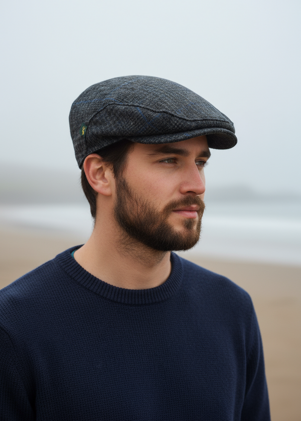 Mucros Trinity Cap | Charcoal Blue