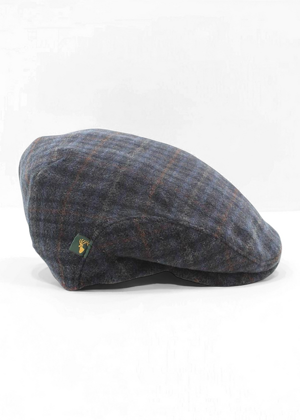 Mucros Trinity Cap | Charcoal Check
