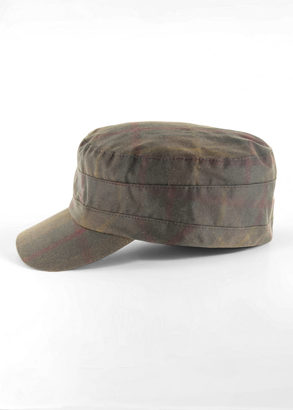 Mucros Wax Fisherman Cap | Tartan