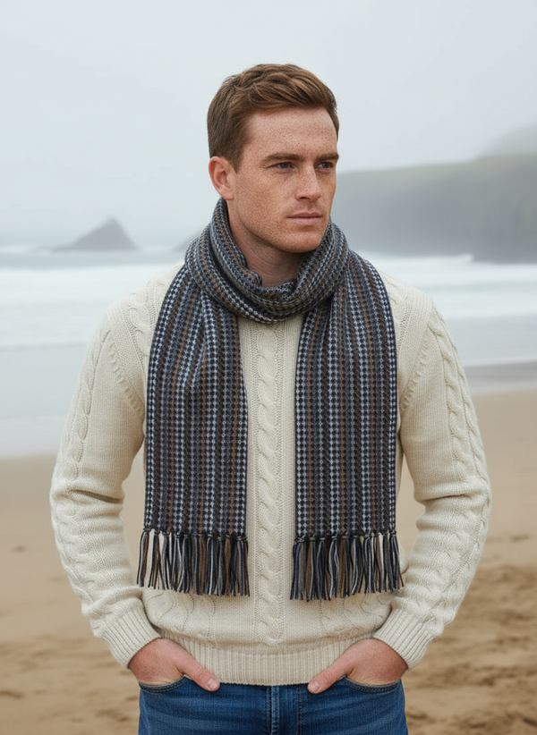 Mucros Alpaca Scarf | Multi Colour