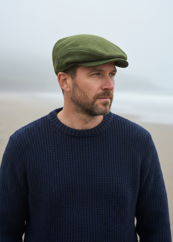 Mucros Wool Trinity Cap | Green
