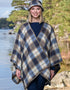 Mucros Wrap | Blue Beige Check