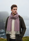 McNutt Lambswool Scarf | Mulberry Herringbone
