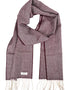 McNutt of Donegal Mulberry Herringbone Scarf | Pure Merino Lambswool