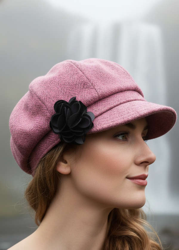 Ladies Mucros Newsboy | Pink