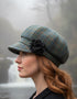 Mucros Newsboy Cap | Green Plaid