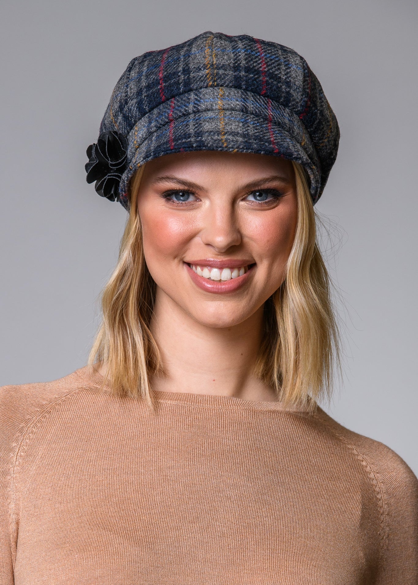 Mucros Newsboy | Charcoal Check