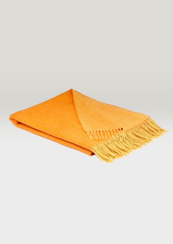 McNutt Orange & Mustard Reversible Supersoft Blanket