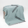 John Hanly Oversized Cashmere Throw - Duck Egg