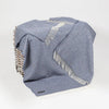 John Hanly Oversized Cashmere Throw Denim