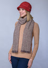Mucros Atlantic Scarf | Beige Brown