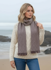 Mucros Atlantic Scarf | Beige Brown