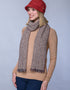 Mucros Atlantic Scarf | Beige Brown