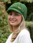 Chapeau Erin Aran Cable Peak | Vert