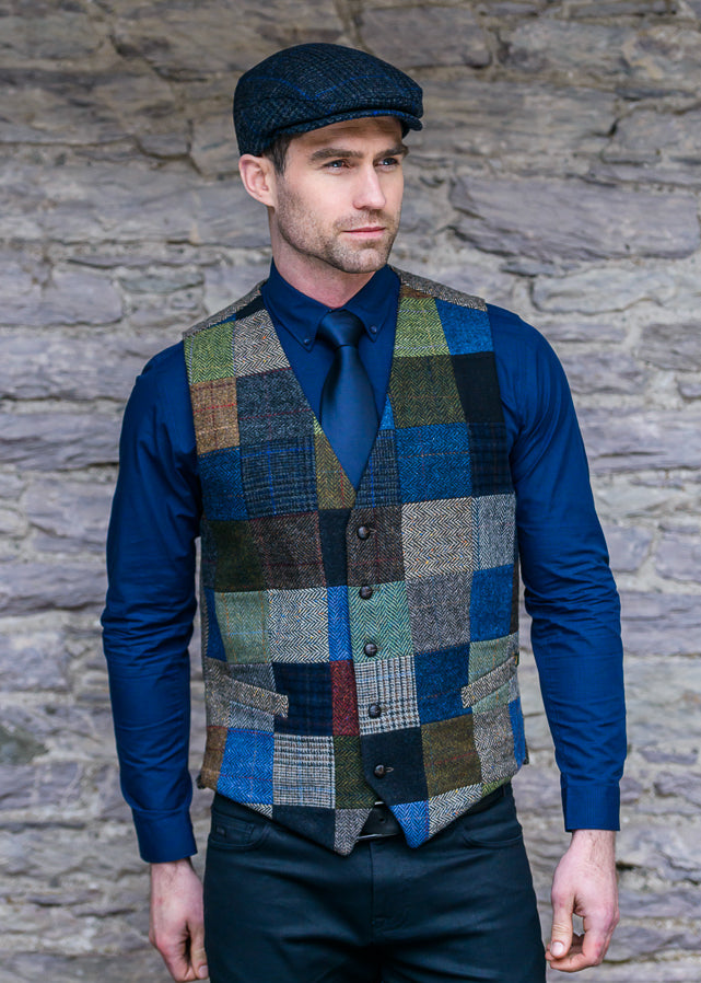 Mucros Patch Waistcoat - Premium Irish Wool Tweed Vest