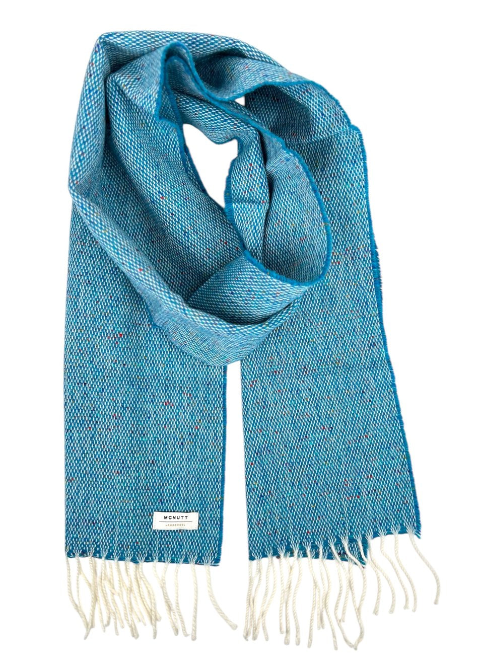 McNutt Donegal Tweed Scarf | Peacock