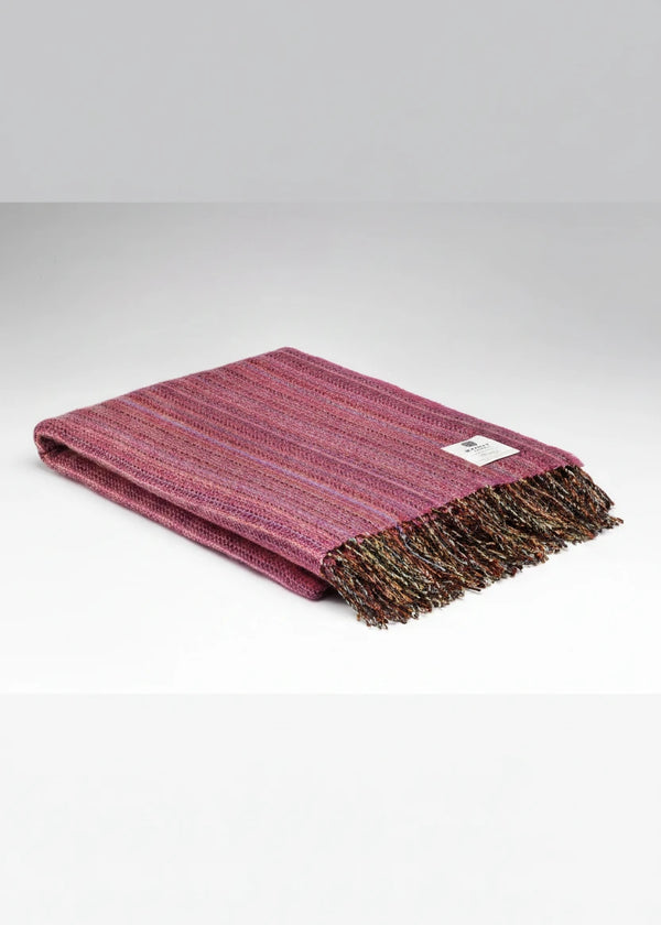 McNutt Pure Wool Throw | Peony