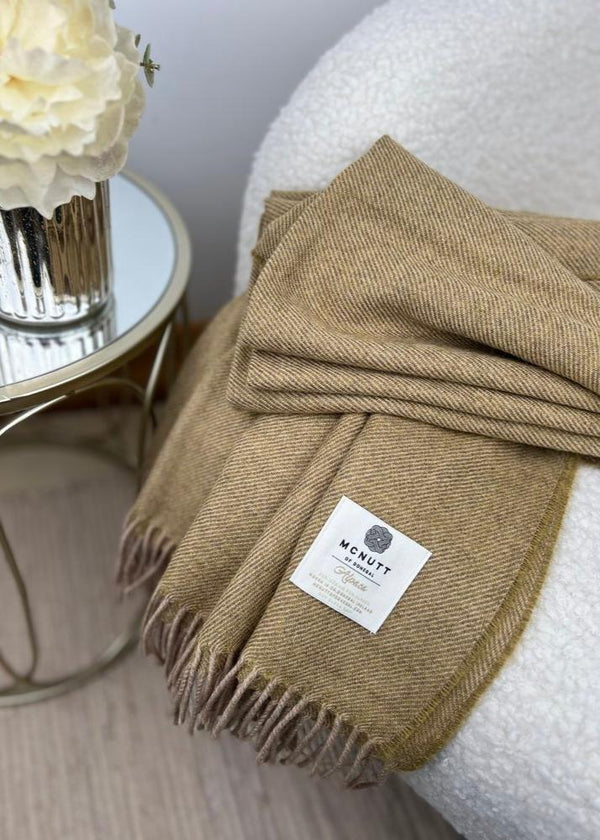 Mcnutt Alpaca Throw | Olive