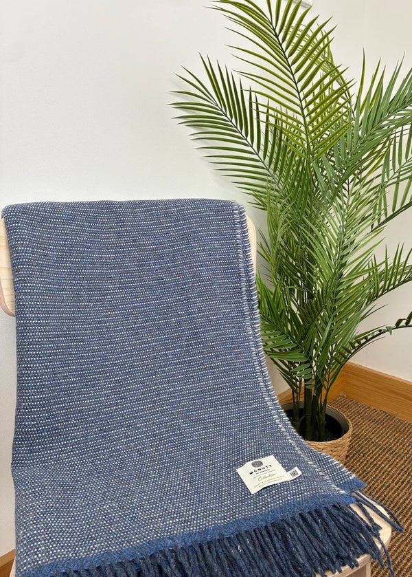 McNutt Seaside Cove Throw - Irish Pure Wool Blanket