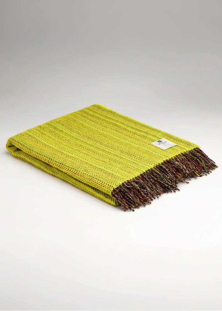 McNutt Pure Wool Throw | Sunfish