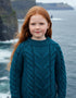 Kids Aran Sweater | Irish Sea - Clearance