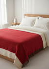 McNutt Pure Wool Throw | Fuchsia