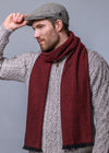 Mucros Donegal Scarf | Red Herringbone