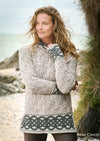 Aran Crafts Women's Celtic Design Sweater | Oatmeal