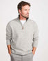 Aran Troyer Zip Sweater | Grey