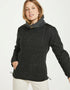 Women's Aran Cowlneck Sweater | Charcoal - Clearance