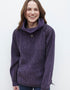 Women's Lined Aran Cowlneck Sweater | Clearance