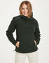 Women's Aran Cowlneck Sweater | Green - Clearance