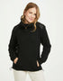 Women's Lined Aran Cowlneck Sweater | Black - Clearance