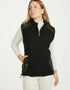 Women's Lined Sleeveless Jacket | Black - Clearance